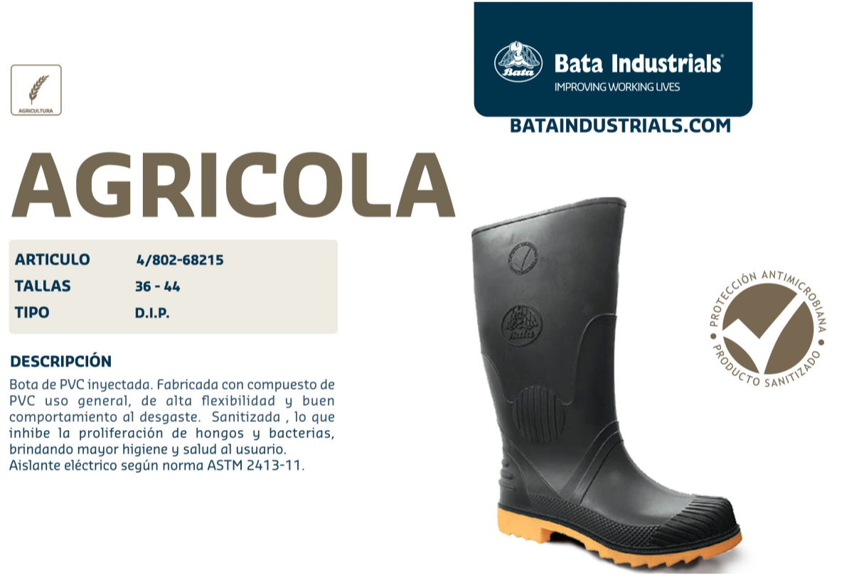 calzado bata agricola botas de seguridad industrialcolor negro Comprar tienda onlineshoppingcenterg Colombia centro de compras en linea osc2